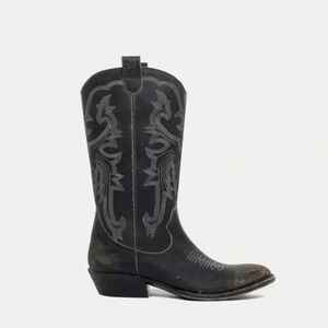 ANTHROPOLOGIE Mezcalero Macarena Stone Moka Cowboy Stampede Boots